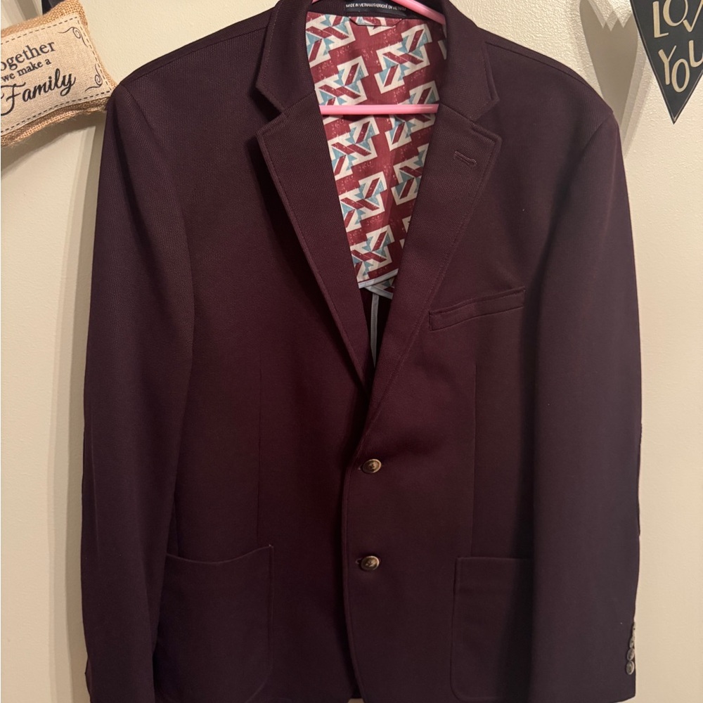 Ben Sherman Dark Red Blazer